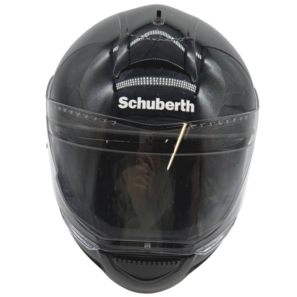 Schuberth C3 Modular Motorcycle Helmet Black Sun Visor DOT XXL 7 7/8 Germany